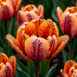 Тюльпан Литл Джем купить по цене от 199р. в интернет-магазине «Посадика» с доставкой почтой в в Северо-Курильске и по всей России – [изображение №1].